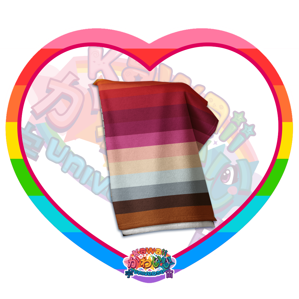 Kawaii Universe - Cute Alphabetic Spectrum Designer Towel