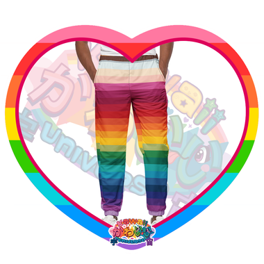 Kawaii Universe - Cute Alphabetic Spectrum Designer Unisex Sports Pants