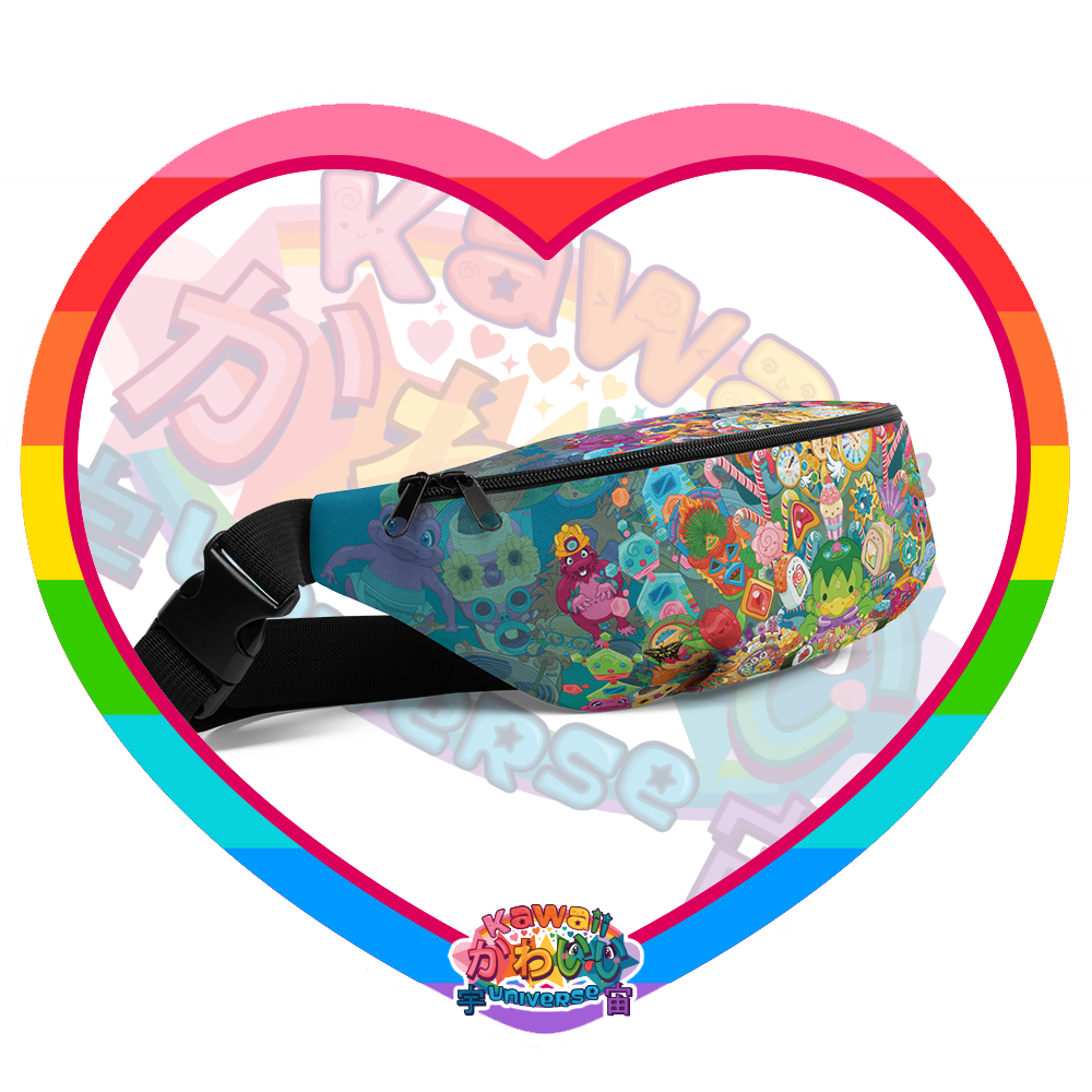 Kawaii Universe - Cute Cheery KUtemas Designer Unisex Fanny Pack