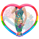 Kawaii Universe - Cute Cheery KUtemas Designer Cling Dress