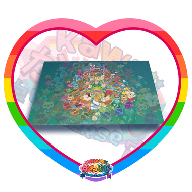 Kawaii Universe - Cute Cheery KUtemas Designer Mat or Area Carpet