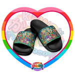 Kawaii Universe - Cute Cheery KUtemas Designer Slip-on Shoes