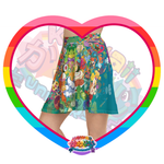 Kawaii Universe - Cute Cheery KUtemas Designer Flowy Skirt