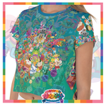 Kawaii Universe - Cute Cheery KUtemas Ladies Flowy Crop