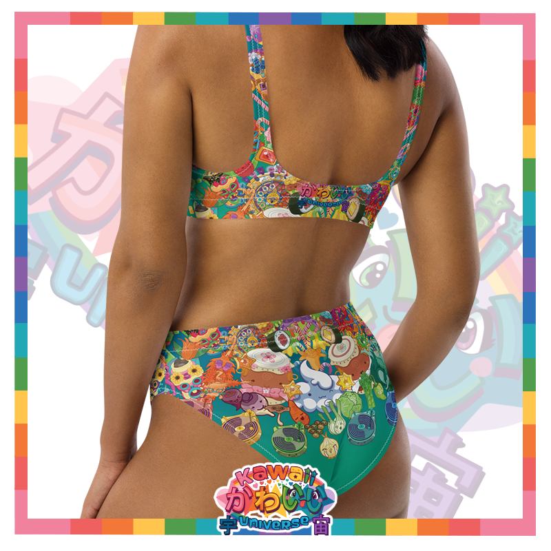 Kawaii Universe - Cute Cheery KUtemas Ladies Sport Bikini Set