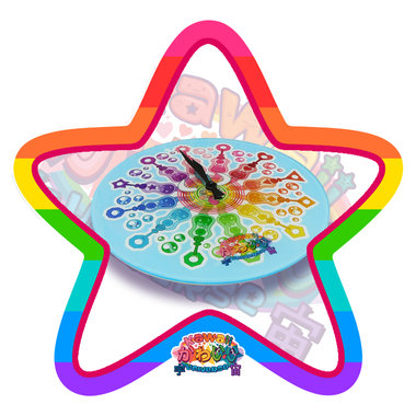 Kawaii Universe - Cute Cosmic Clean Bubbles Medallion Clock