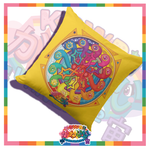 Kawaii Universe - Cute Cosmic Eye Gems Amulet Clock Double Sided Zippered Pillow