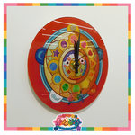 Kawaii Universe - Cute Cosmic Mother Nature Medallion Clock