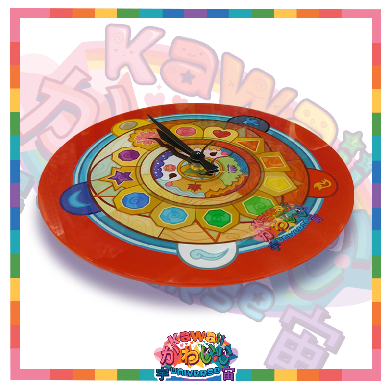 Kawaii Universe - Cute Cosmic Mother Nature Medallion Clock