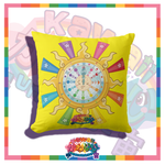 Kawaii Universe - Cute Cosmic Solar Sun Clock Double Sided Zippered Pillow