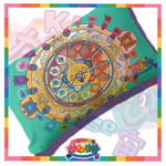 Kawaii Universe - Cute Cosmic Steam Catcher Clock Double Sided Zippered Pillow