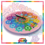 Kawaii Universe - Cute Cosmic Zodiac Medallion Clock