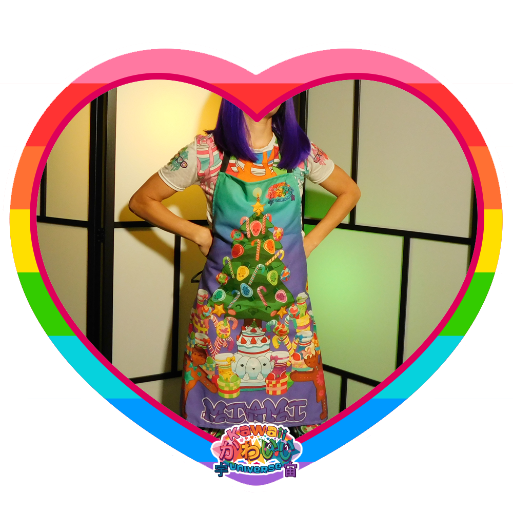 Kawaii Universe - Cute Holidays Miami Designer Unisex Craft Apron