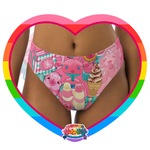 Kawaii Universe - Cute Hyper Nikomi Pink Collection Ladies Sport Bikini Bottom