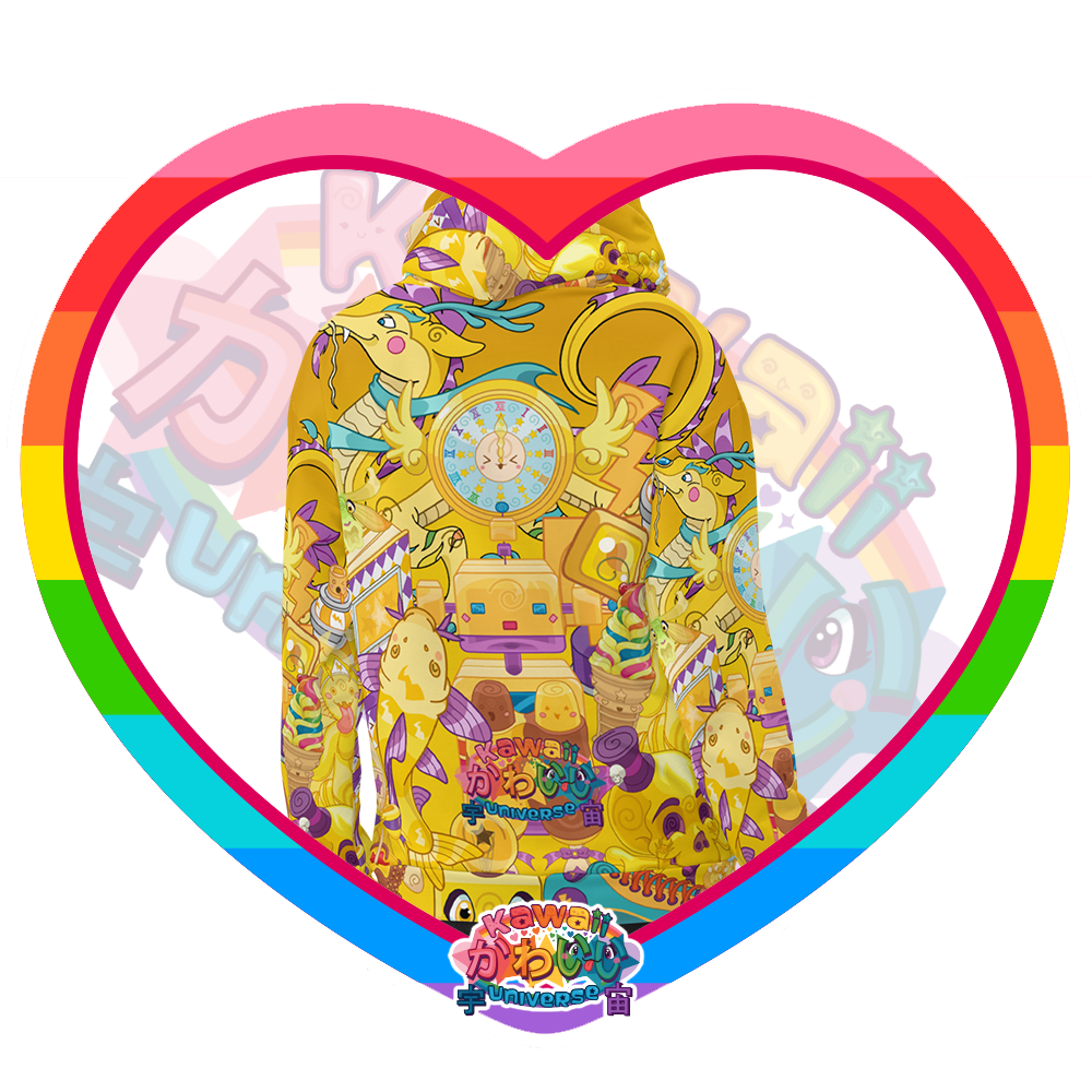 Kawaii Universe - Cute Hyper Nikomi Yellow Collection Unisex Hoodie