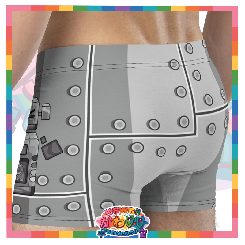 Kawaii Universe - Cute Metallized Robot Mens Underwear