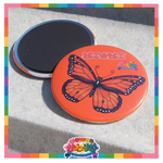Kawaii Universe - Cute Miami Monarch Butterfly Designer Medallion Magnet