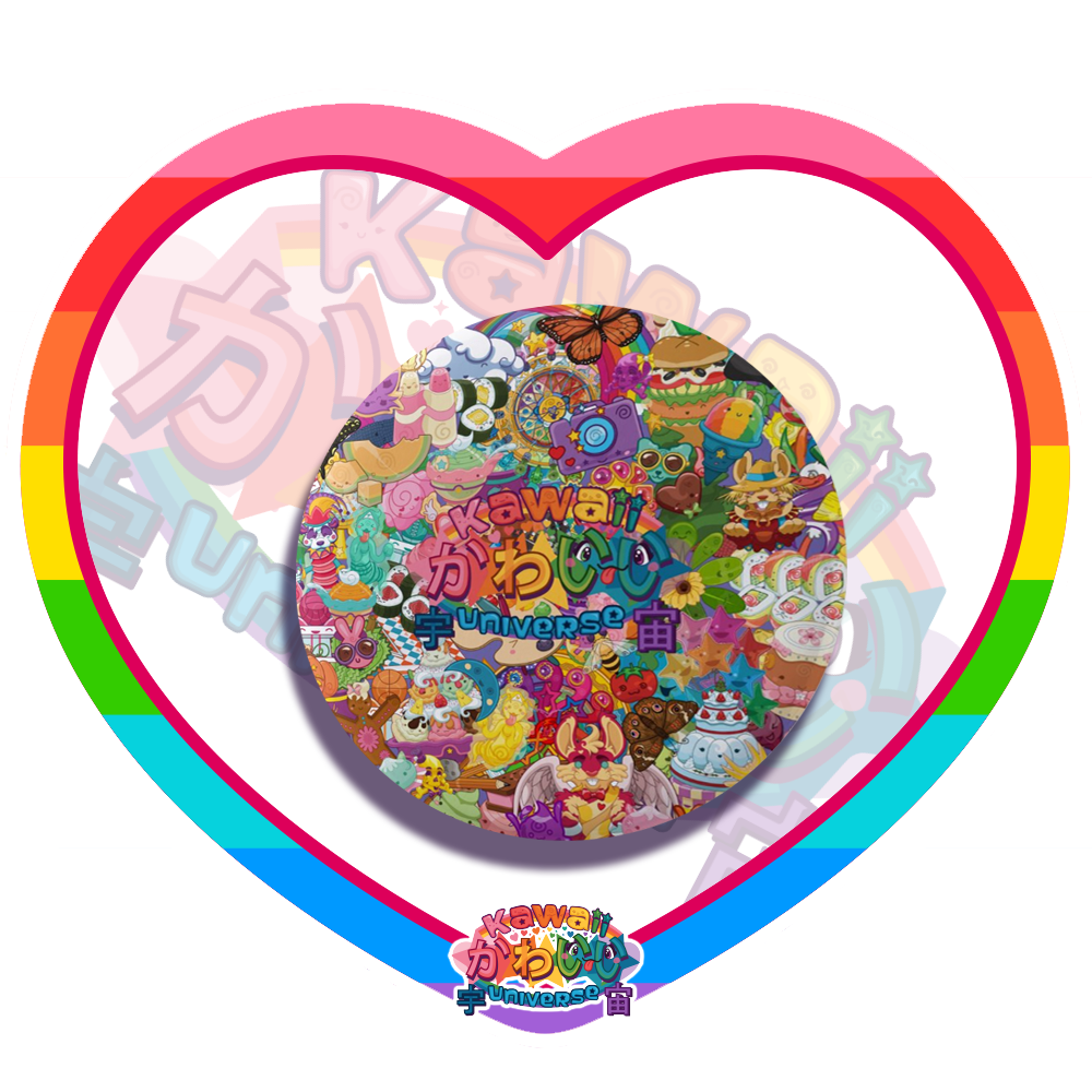 Kawaii Universe - Cute Neoverse Collection Designer Classic Pin Button