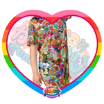Kawaii Universe - Cute Neoverse Collection Designer Comfy T-Dress