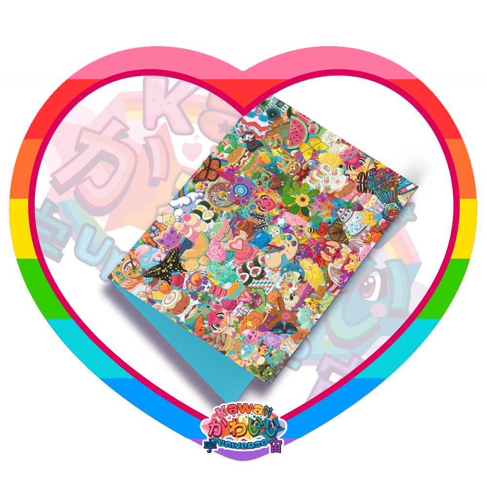 Kawaii Universe - Cute Neoverse Collection Designer Greeting Card