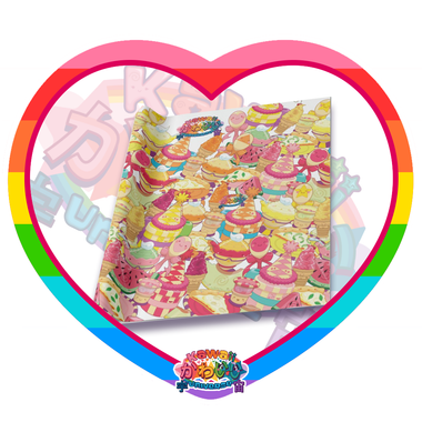 Kawaii Universe - Cute Ultimate Pizza Party Warm Designer Wrapping Paper