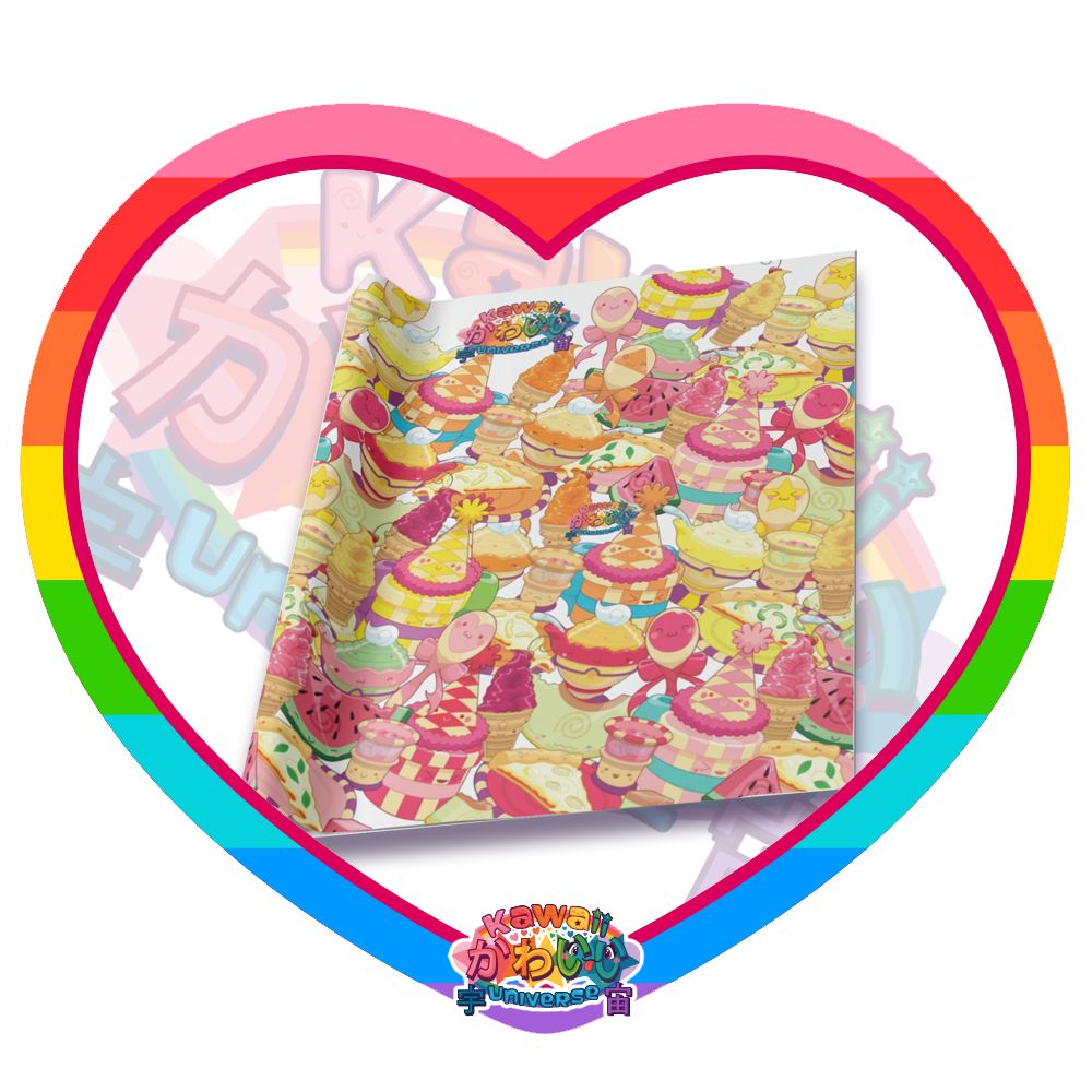 Kawaii Universe - Cute Ultimate Pizza Party Warm Designer Wrapping Paper