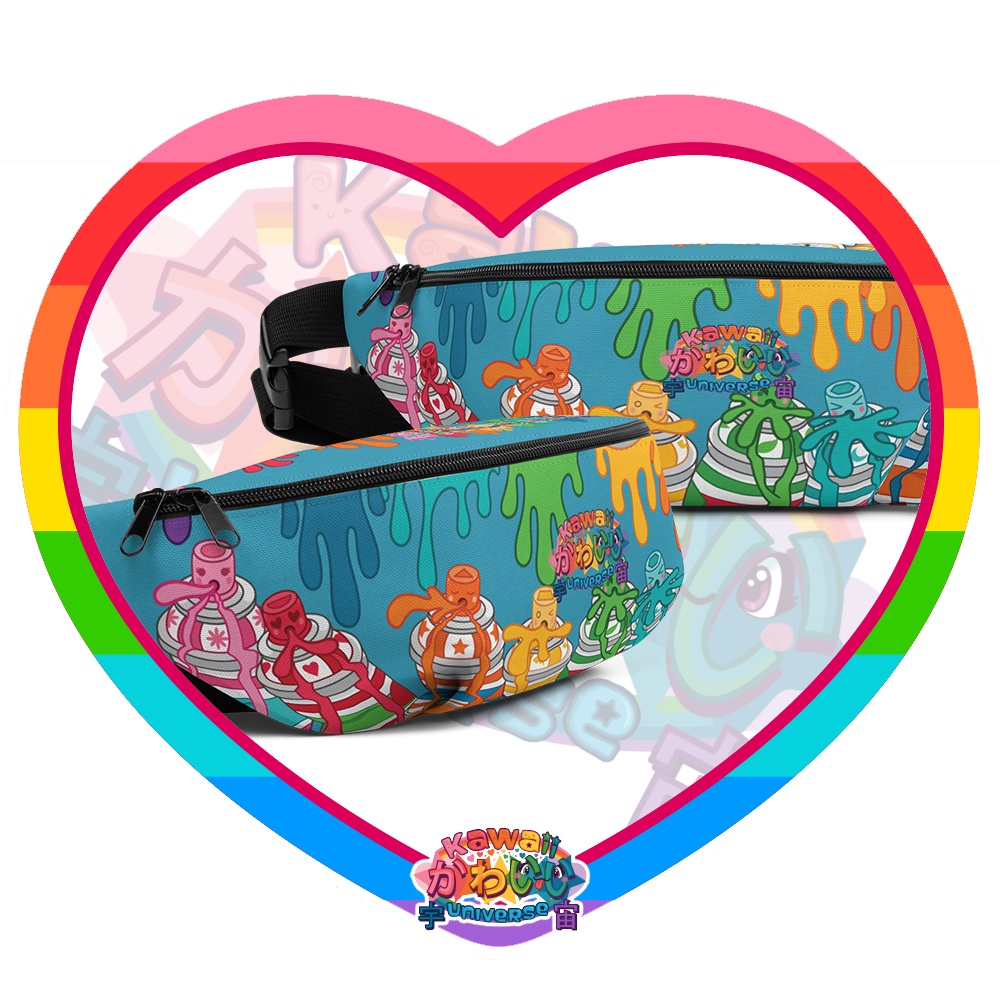 Kawaii Universe - Cute Urban Spray Cans Designer Unisex Fanny Pack