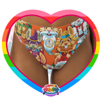 Kawaii Universe - Cute Year of Bunnies Ladies Sport Bikini Bottom