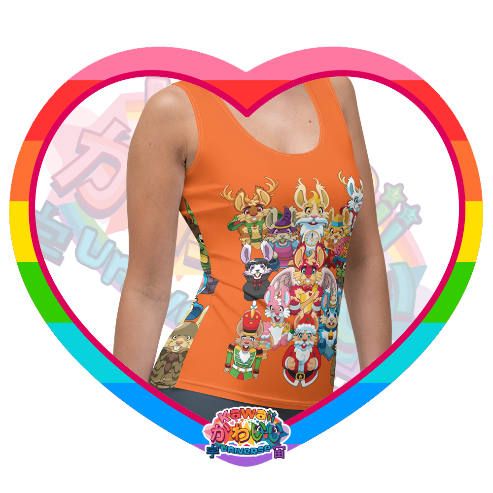 Kawaii Universe - Cute Year of Bunnies Ladies Tank Top