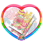 Kawaii Universe - Cute Ultimate Pizza Party Warm Designer Gift or Craft Tissue Paper